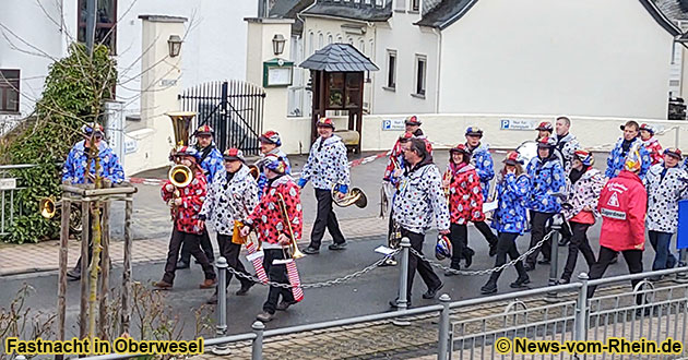 Rosenmontag in Oberwesel am Rhein