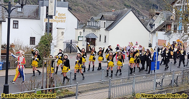 Rosenmontagsumzug in Oberwesel am Rhein